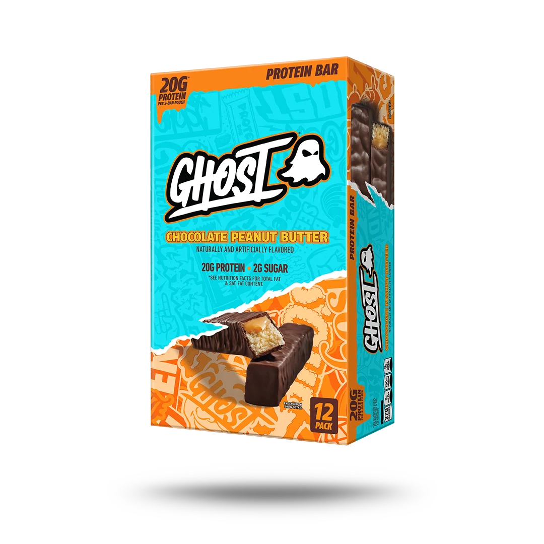 GHOST® PROTEIN BARS | CHOCOLATE PEANUT BUTTER 12 PACK