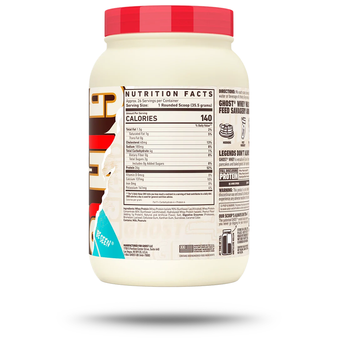 GHOST® WHEY | PEANUT BUTTER CEREAL MILK® 2 GHOST® WHEY | PEANUT BUTTER CEREAL MILK®