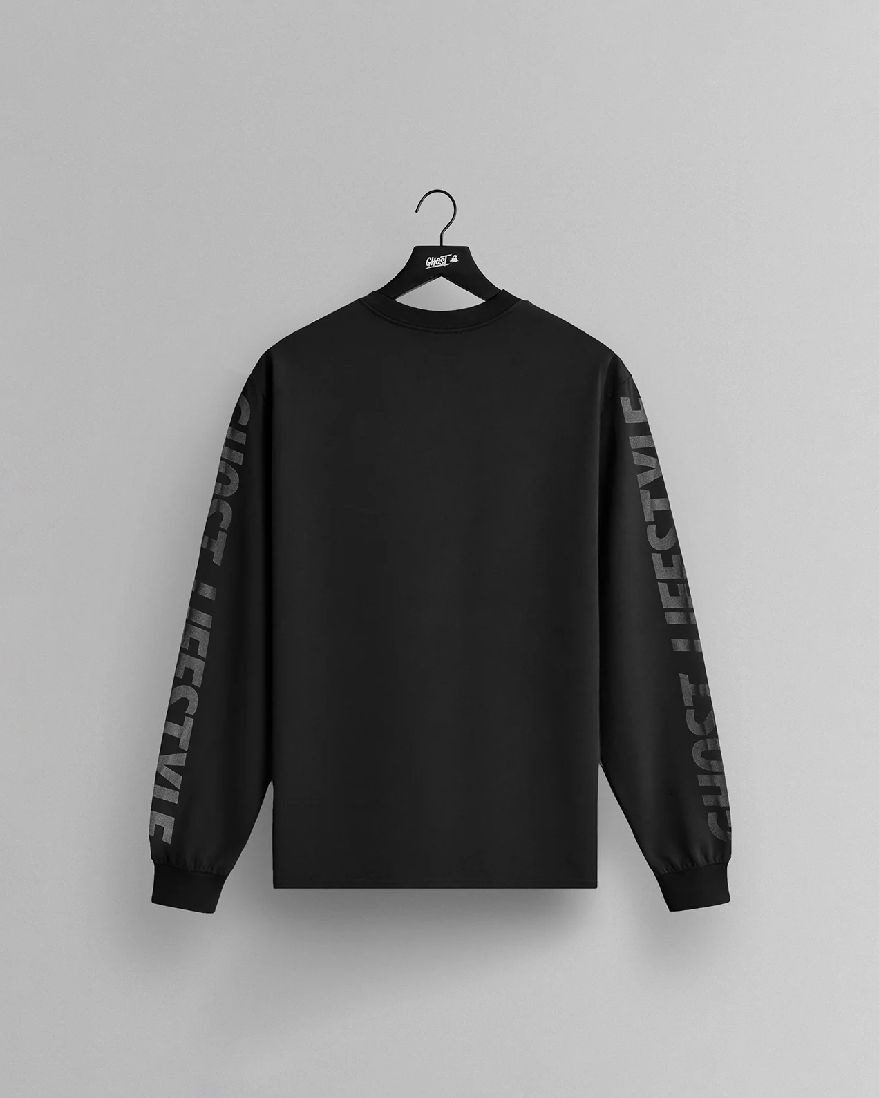 GHOST® CORE LOGO LONG SLEEVE V2 | BLACK 2 GHOST® CORE LOGO LONG SLEEVE V2 | BLACK