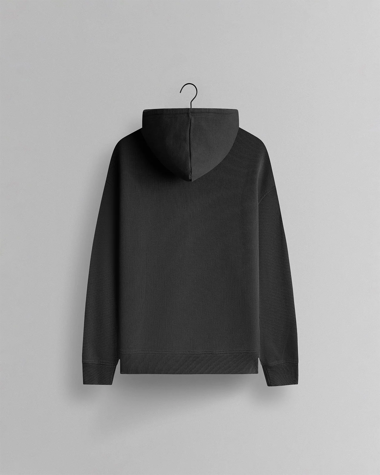 GHOST® CORE WAFFLE HOODIE | CHARCOAL 2 GHOST® CORE WAFFLE HOODIE | CHARCOAL