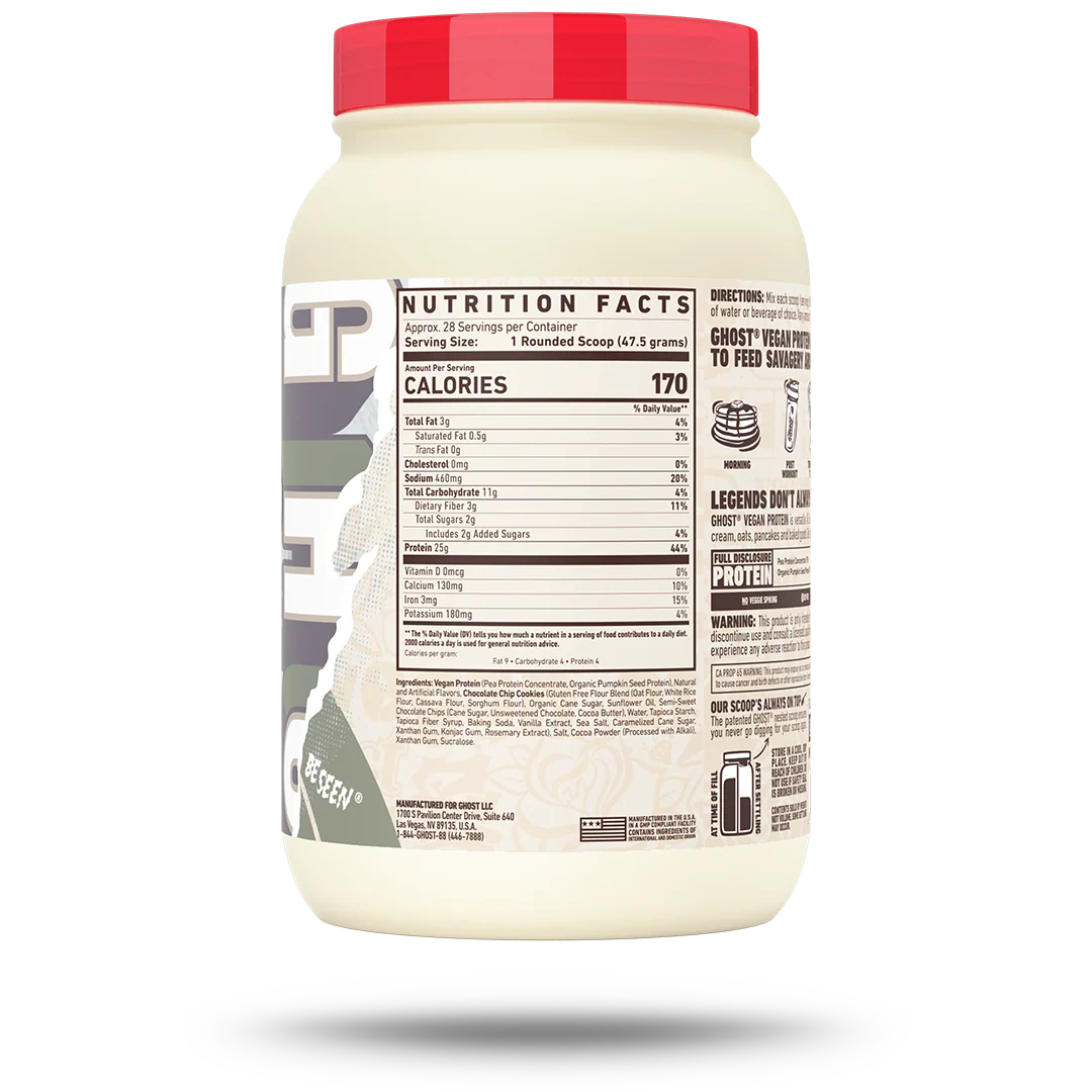 GHOST® VEGAN V2 | CHOCOLATE CHIP COOKIES 2 GHOST® VEGAN V2 | CHOCOLATE CHIP COOKIES