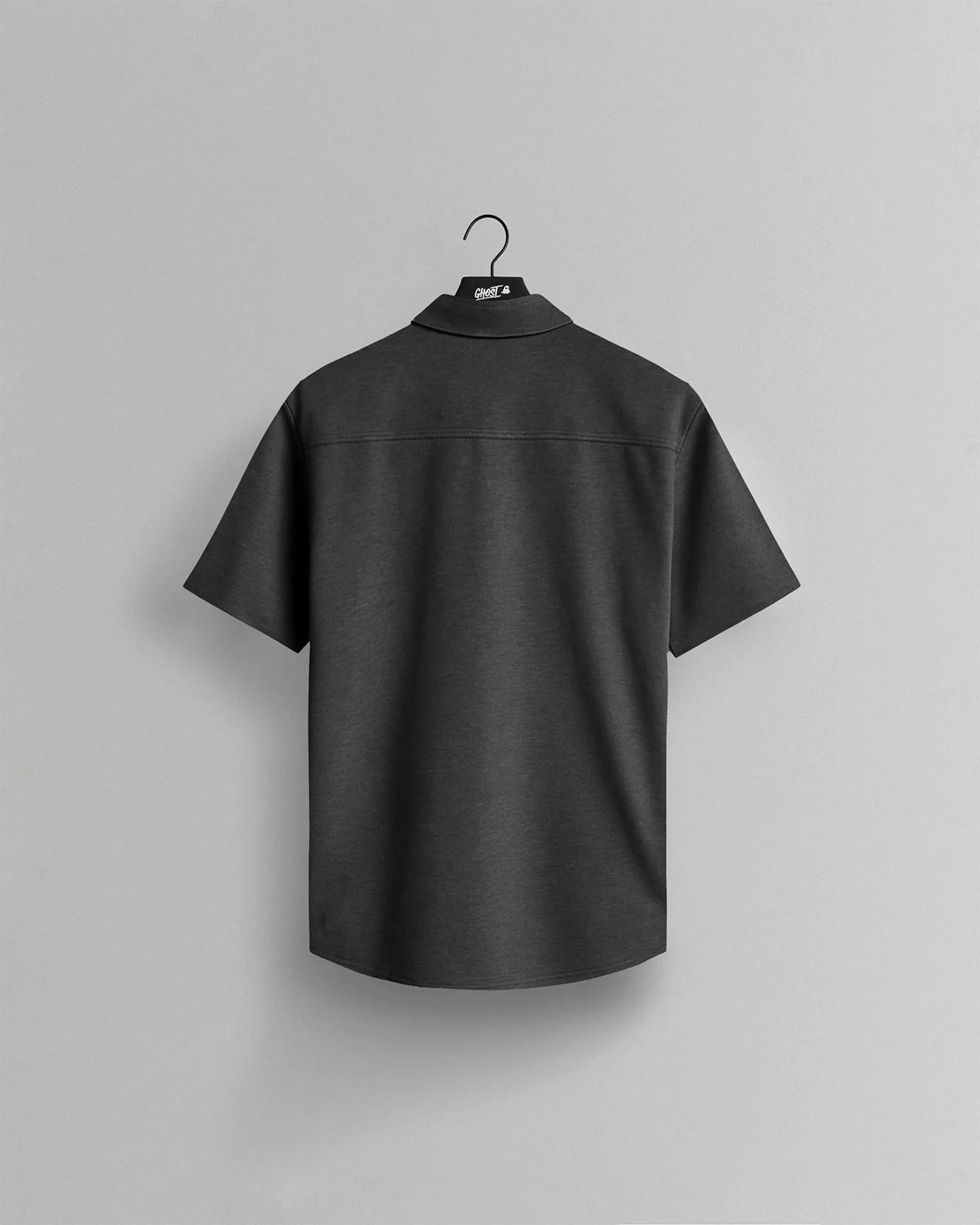 GHOST® CORE SHORT SLEEVE BUTTON DOWN | HEATHER BLACK 2 GHOST® CORE SHORT SLEEVE BUTTON DOWN | HEATHER BLACK