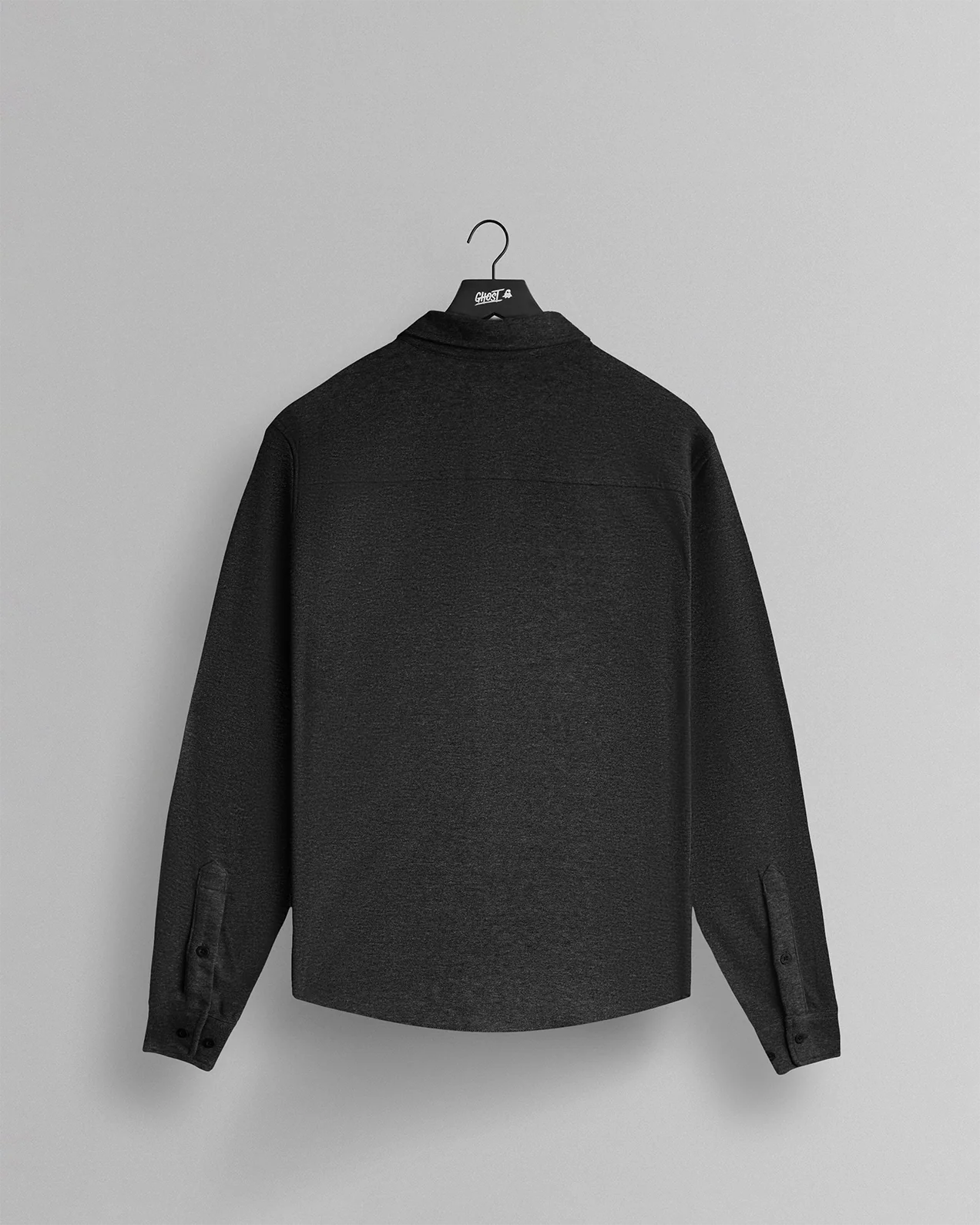 GHOST® CORE LONG SLEEVE BUTTON DOWN | HEATHER BLACK 2 GHOST® CORE LONG SLEEVE BUTTON DOWN | HEATHER BLACK