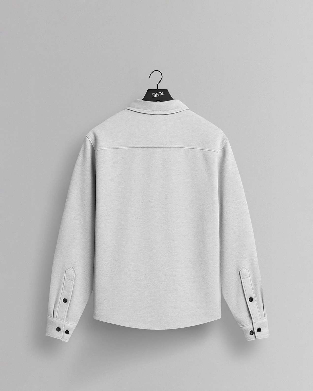 GHOST® CORE LONG SLEEVE BUTTON DOWN | HEATHER GREY 2 GHOST® CORE LONG SLEEVE BUTTON DOWN | HEATHER GREY