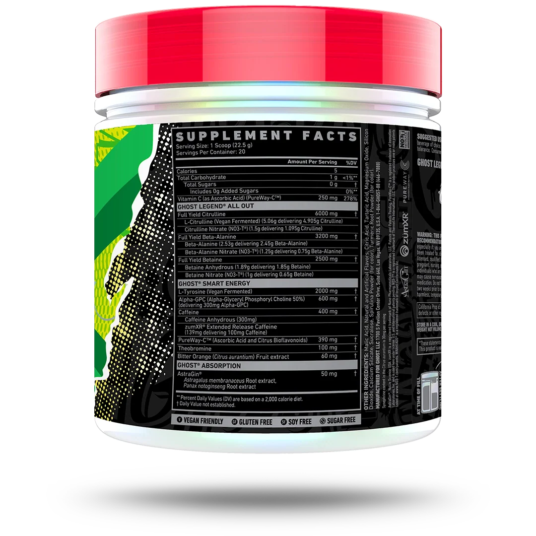 GHOST LEGEND® ALL OUT x WARHEADS® | SOUR GREEN APPLE 2 GHOST LEGEND® ALL OUT x WARHEADS® | SOUR GREEN APPLE