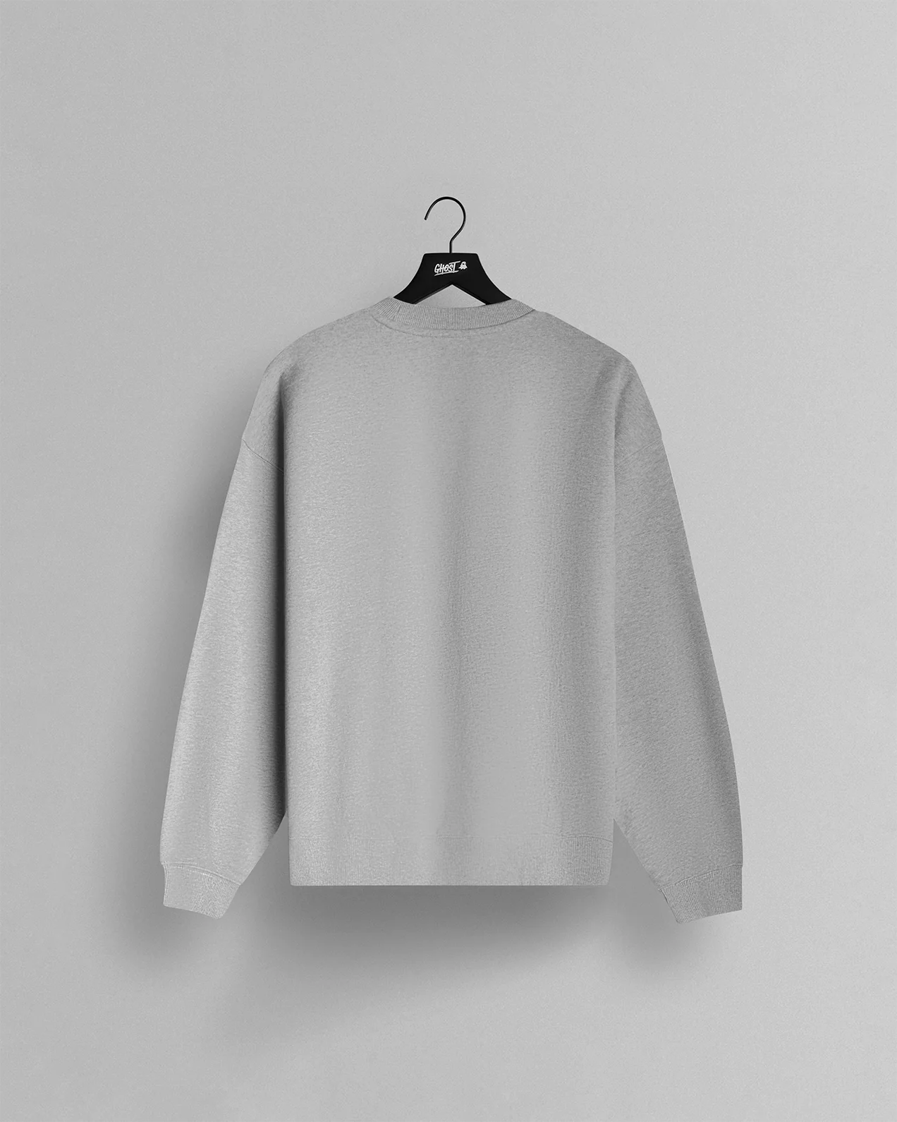 GHOST® UNI CREWNECK | HEATHER GREY 2 GHOST® UNI CREWNECK | HEATHER GREY