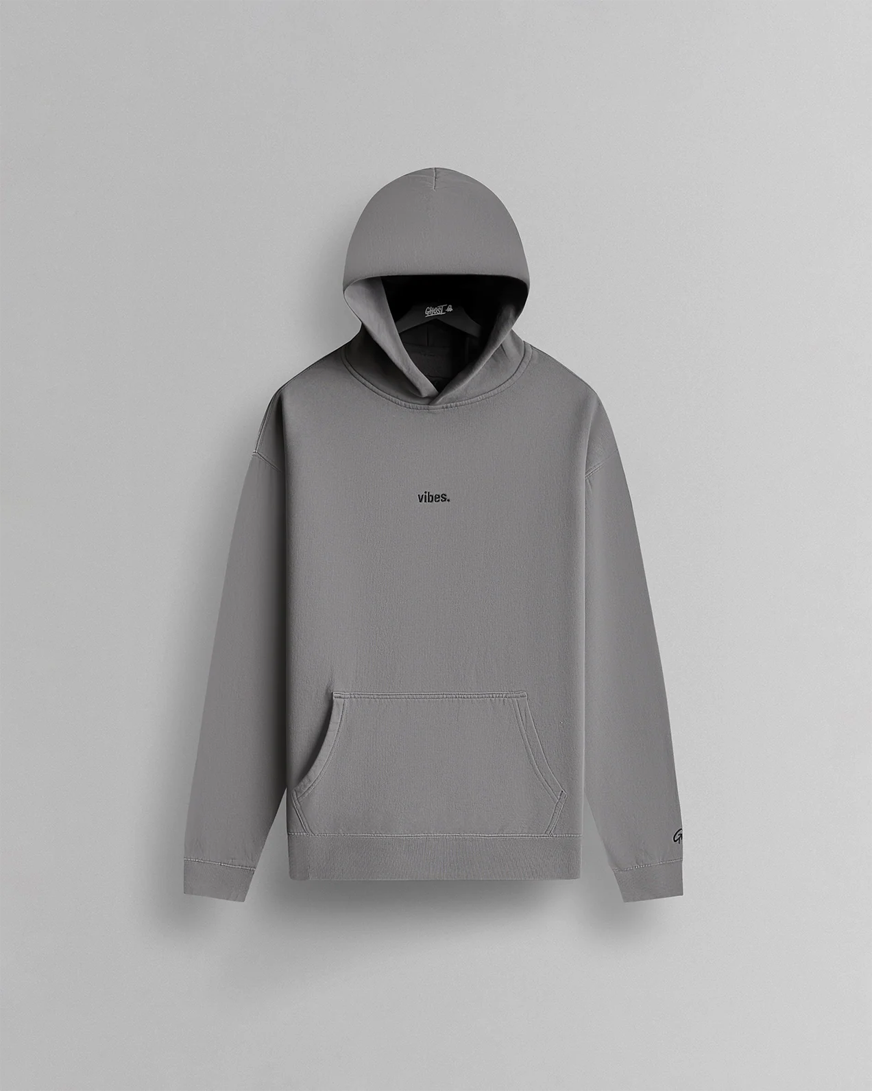 GHOST® ICON HOODIE | FADED GREY