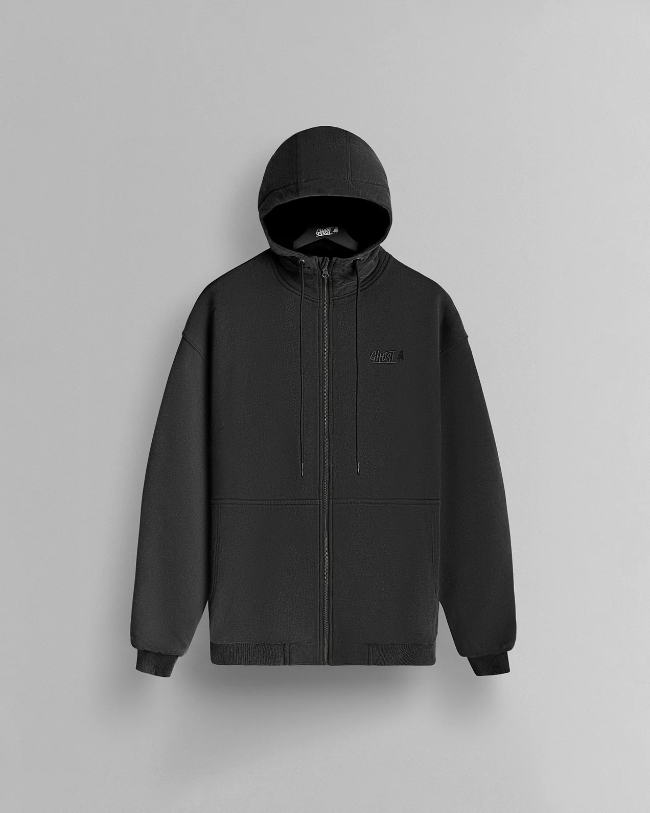 GHOST® UTILITY HEAVYWEIGHT HOODIE | BLACK
