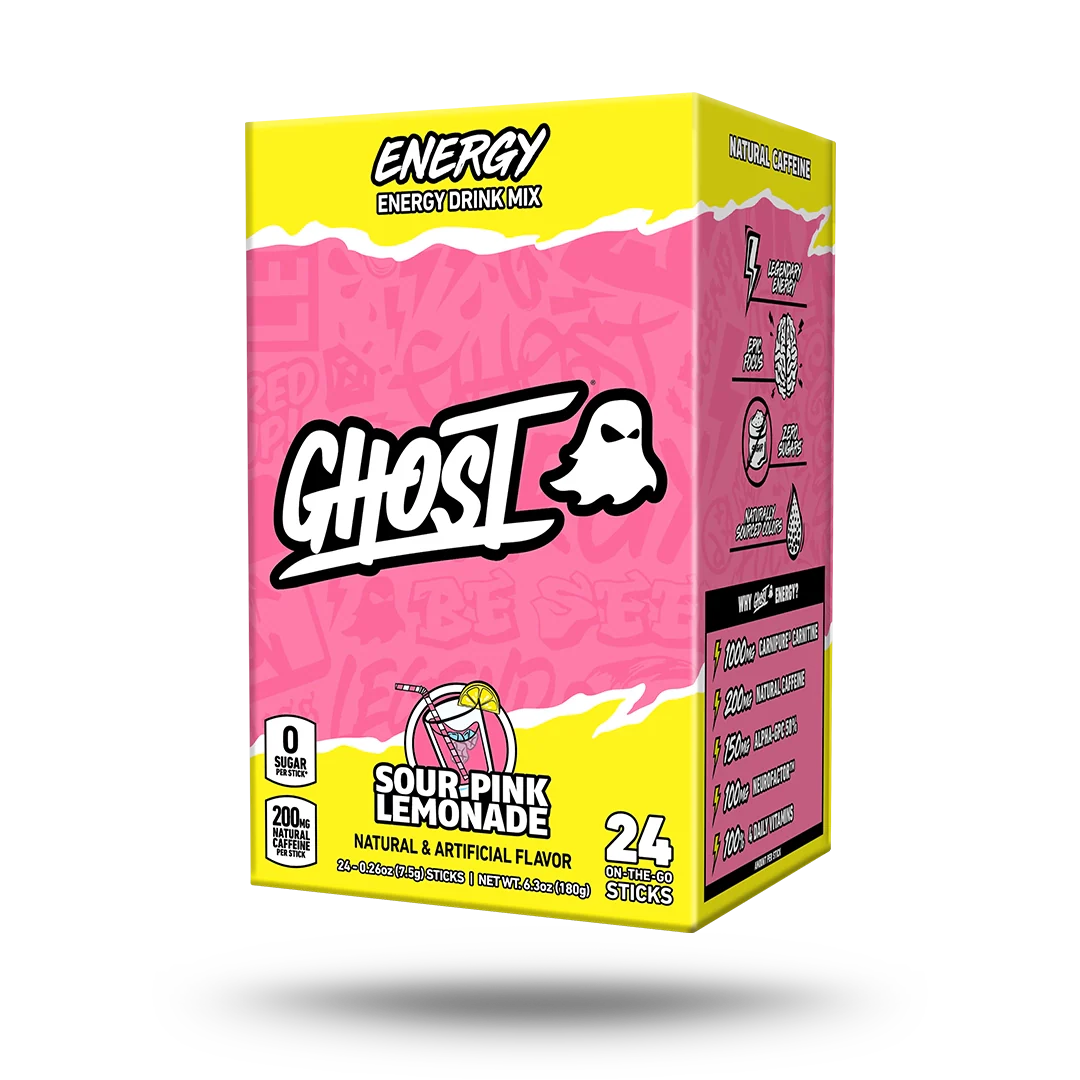 GHOST® ENERGY STICKS 24-PACK | SOUR PINK LEMONADE