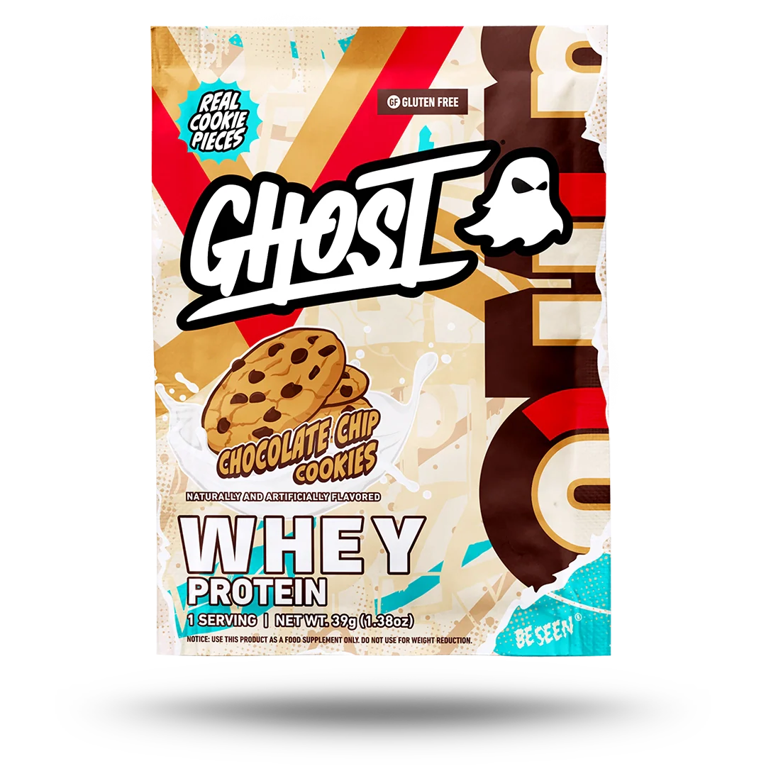 GHOST® WHEY PACKET | CHOCOLATE CHIP COOKIES