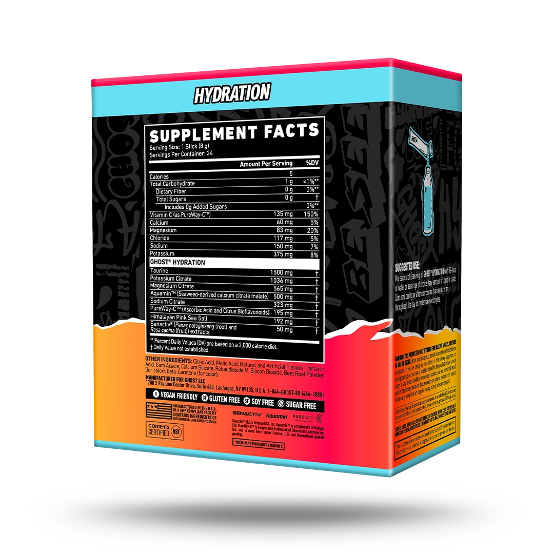 GHOST® HYDRATION STICKS 24-PACK | STRAWBANGO™ 2 GHOST® HYDRATION STICKS 24-PACK | STRAWBANGO™